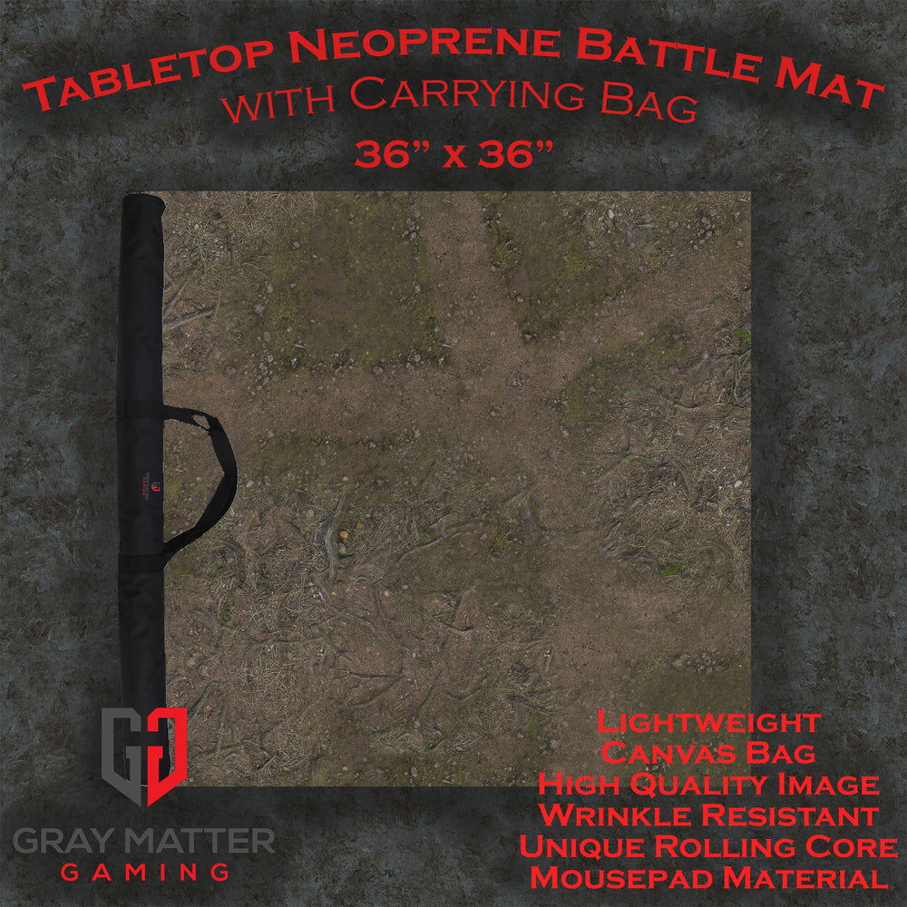Deep Forest - Neoprene Battle Mat with Bag (Online Order Only)