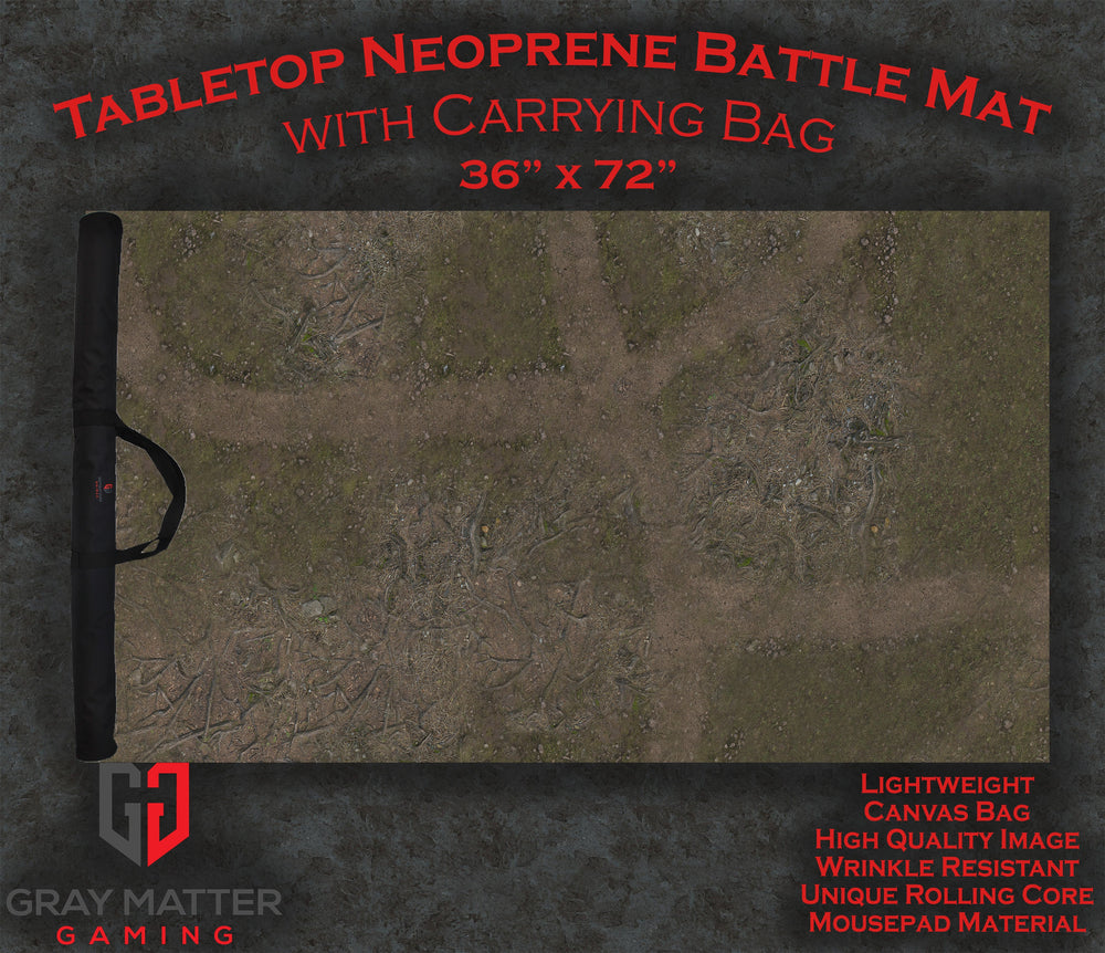 Deep Forest - Neoprene Battle Mat with Bag (Online Order Only)