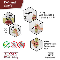 Army Painter Colour Primer: Deep Blue (ONLINE ORDER ONLY)