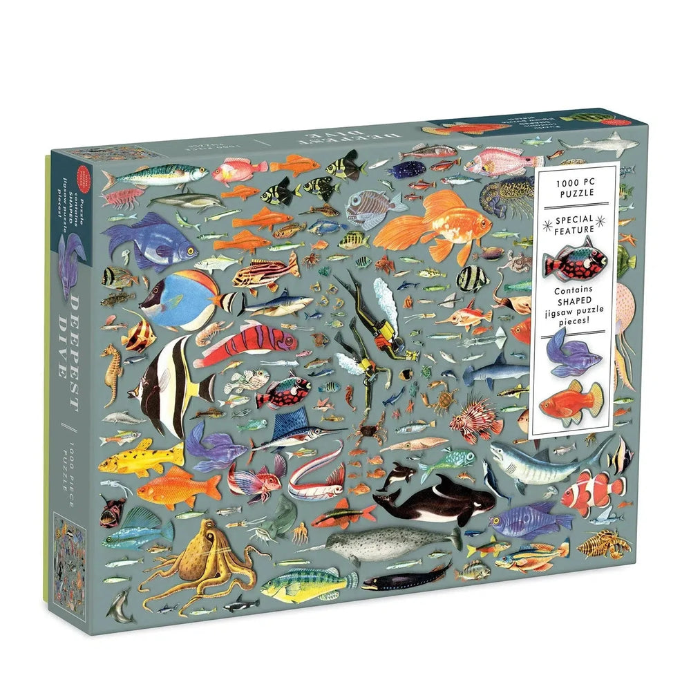 Deepest Dive 1000 Piece Jigsaw Puzzle Galison (ONLINE ORDER ONLY)