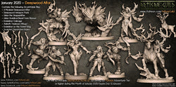 3D Printed Artisan Guild Endelshar Oakrage Deepwood Alfar Set 28mm 32mm (Online Only)