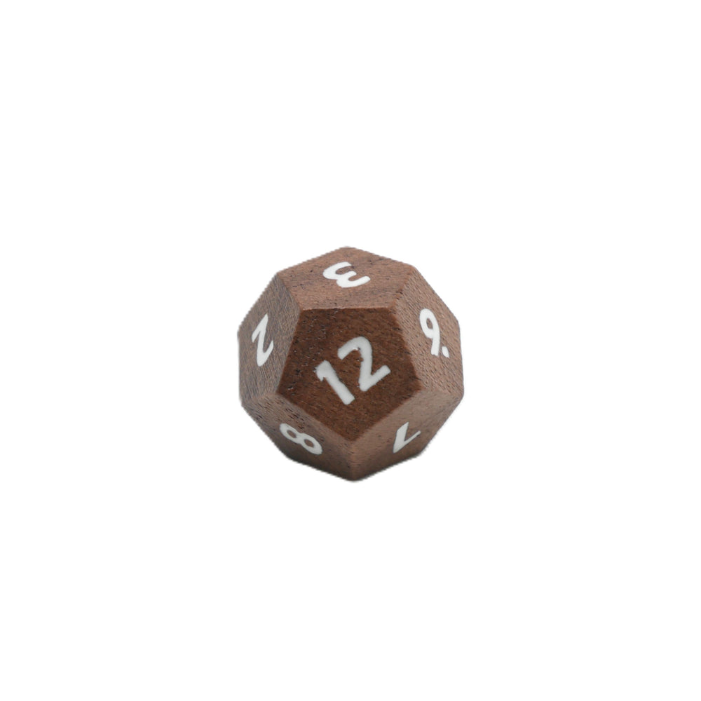 Deku Seed- 7 Piece DnD Dice Set | Wood RPG Gaming Dice (ONLINE ORDER ONLY)