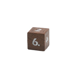 Deku Seed- 7 Piece DnD Dice Set | Wood RPG Gaming Dice (ONLINE ORDER ONLY)