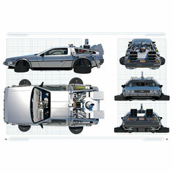 Back to the Future: DeLorean Time Machine: Doc Brown's Owner's Workshop Manual hardcover book by Bob Gale and Joe Walser (ONLINE ORDER ONLY)