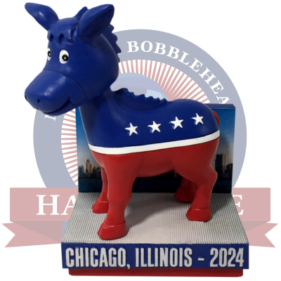 Democratic Donkey Chicago, Illinois 2024 Bobblehead (ONLINE ORDER ONLY)