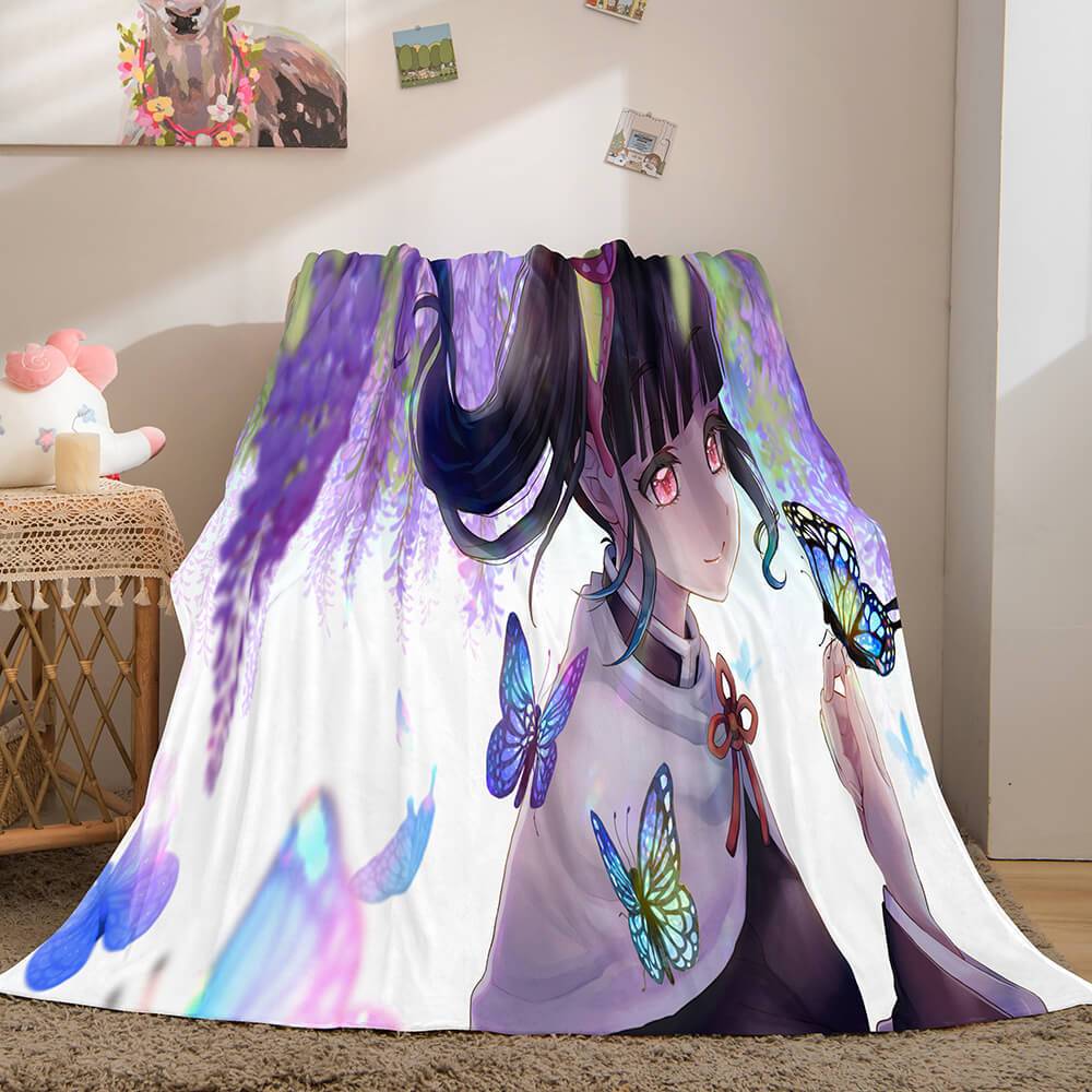 Demon Slayer Flannel Fleece Blanket (Online Order Only)