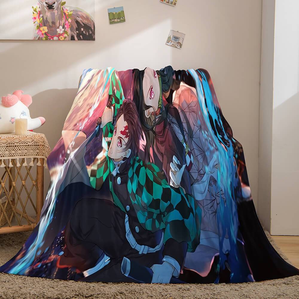 Demon Slayer Flannel Fleece Blanket (Online Order Only)
