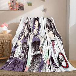 Demon Slayer Cosplay Flannel Fleece Throw Blanket (Online Order Only)