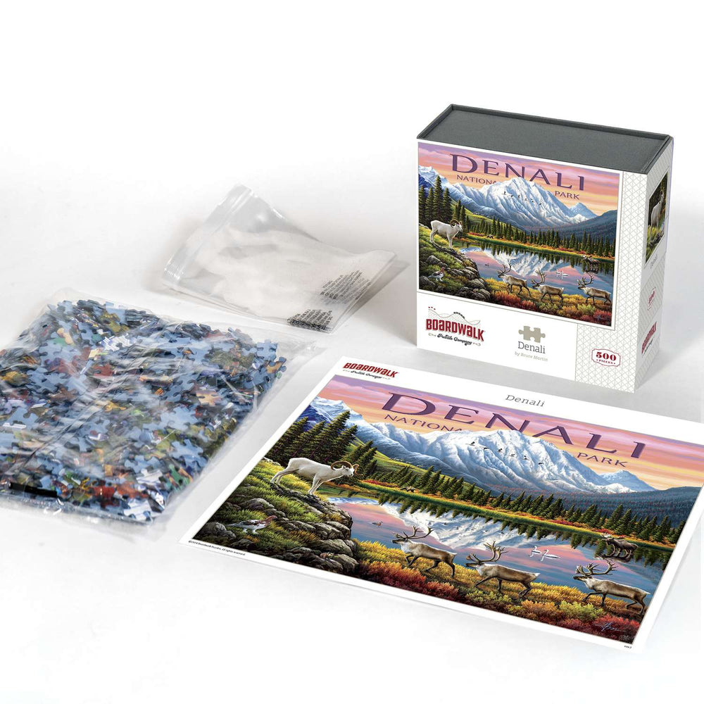 Denali National Park 500 Piece Jigsaw Puzzle Boardwalk