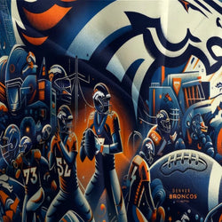 Denver Broncos Bedding Set Duvet Cover Without Filler (Online Order Only)