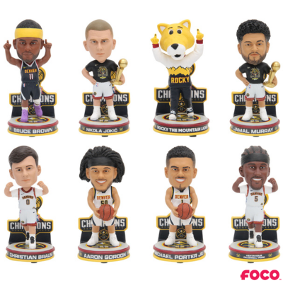 Denver Nuggets 2023 NBA Champions Bobbleheads (ONLINE ORDER ONLY)
