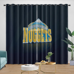 Denver Nuggets Curtains Blackout Window Drapes Room Decoration (Online Order Only)