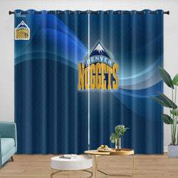 Denver Nuggets Curtains Blackout Window Drapes Room Decoration (Online Order Only)