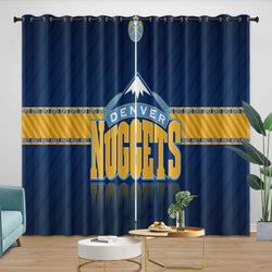 Denver Nuggets Curtains Blackout Window Drapes Room Decoration (Online Order Only)