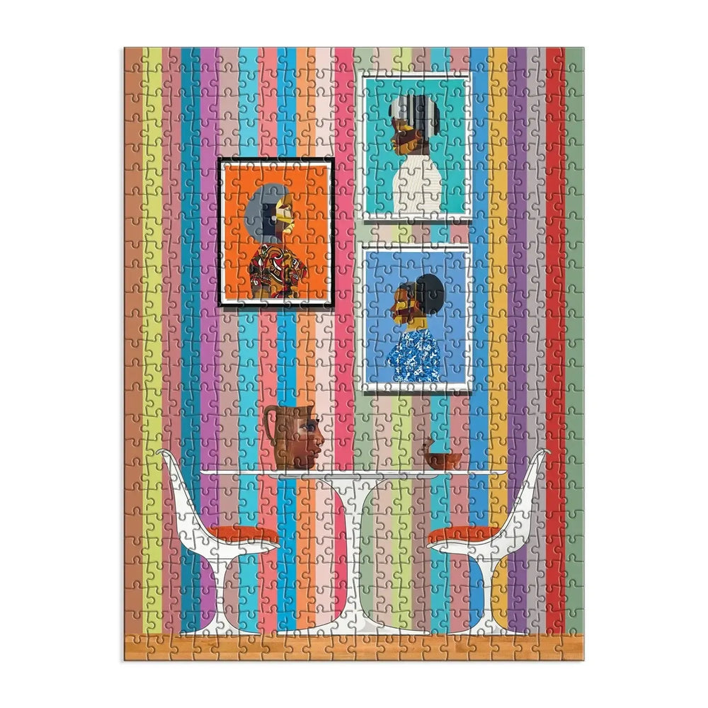 Derrick Adams x DreamYard 500 Piece Double-Sided Jigsaw Puzzle Galison (ONLINE ORDER ONLY)