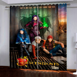 Descendants Panther Curtains Blackout Window Drapes (Online Order Only)