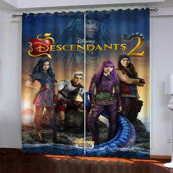 Descendants Panther Curtains Blackout Window Drapes (Online Order Only)