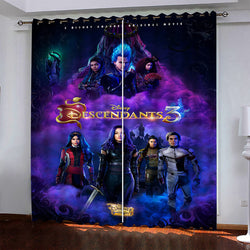 Descendants Panther Curtains Blackout Window Drapes (Online Order Only)