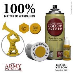 Army Painter Colour Primer: Desert Yellow (ONLINE ORDER ONLY)