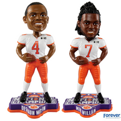 Clemson Tigers NCAA College Football National Champions Bobbleheads (ONLINE ORDER ONLY)