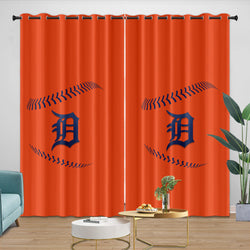 Detroit Tigers Curtains Blackout Window Drapes Room Decoration (Online Order Only)