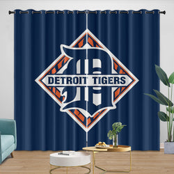 Detroit Tigers Curtains Blackout Window Drapes Room Decoration (Online Order Only)