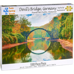 Devil's Bridge Germany 1000 Piece Jigsaw Puzzle Twin Spring (ONLINE ORDER ONLY)