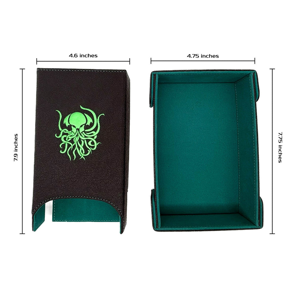 Dice Tray / Tower Bundle: Green Cthulhu (ONLINE ORDER ONLY)