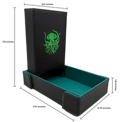 Dice Tray / Tower Bundle: Green Cthulhu (ONLINE ORDER ONLY)