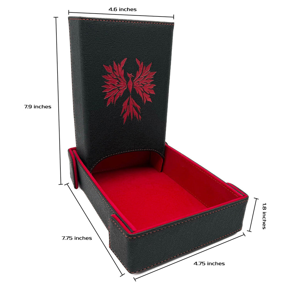 Dice Tray / Tower Bundle: Red Phoenix (ONLINE ORDER ONLY)