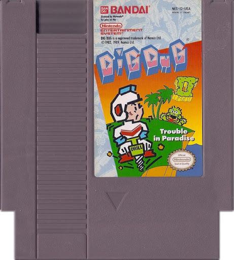 Dig Dug II: Trouble in Paradise - NES (ONLINE ORDER ONLY)
