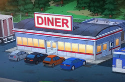 Roadside Diner - 28MMDF271 (Online Order Only)