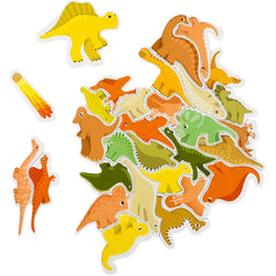 Dino Dash 50 Shaped Piece Cluster Jigsaw Puzzle Laurence King (ONLINE ORDER ONLY)