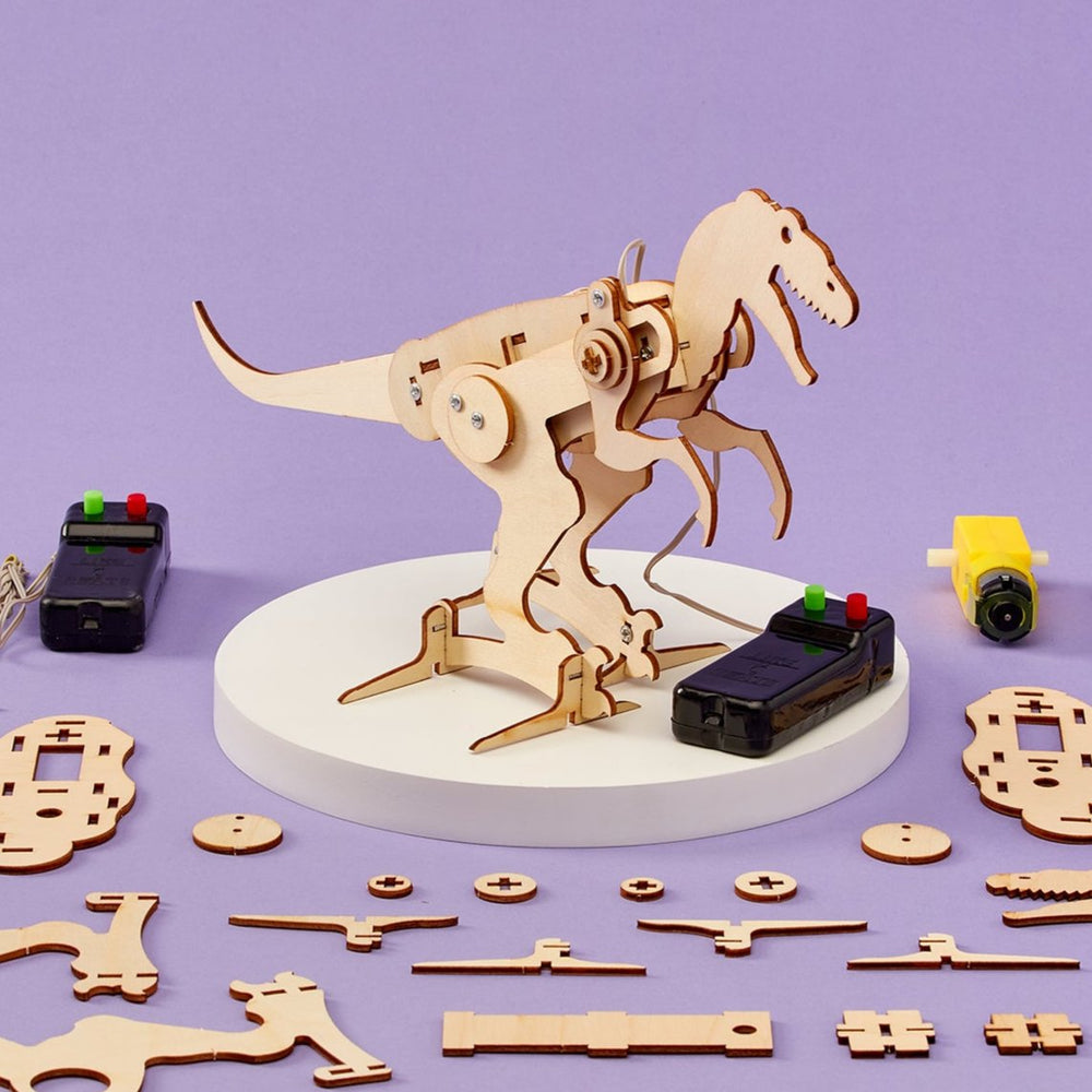 Dinosaur Robot T-Rex DIY Kit, Educational STEM Toy (ONLINE ORDER ONLY)