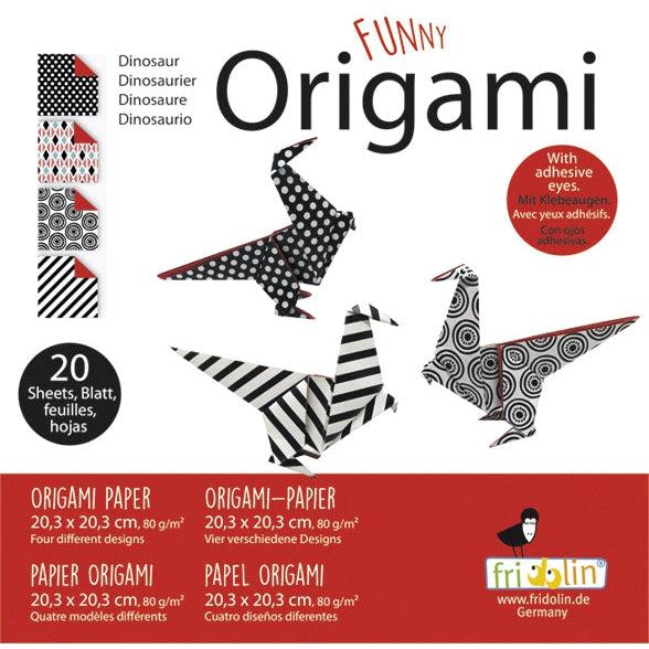 Dinosaur Funny Origami Kit Fridolin (ONLINE ORDER ONLY)
