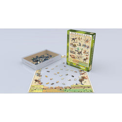 Dinosaurs 1000 Piece Jigsaw Puzzle Eurographics (ONLINE ORDER ONLY)
