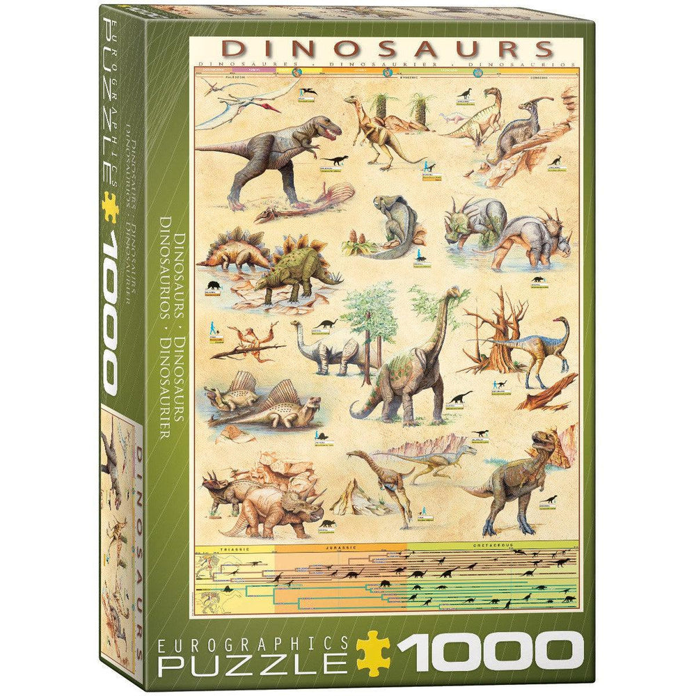 Dinosaurs 1000 Piece Jigsaw Puzzle Eurographics (ONLINE ORDER ONLY)