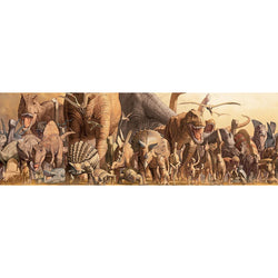Dinosaurs 1000 Piece Panoramic Jigsaw Puzzle Eurographics (ONLINE ORDER ONLY)