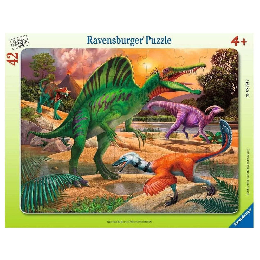 Dinosaurs 42 Piece Tray Jigsaw Puzzle Ravensburger (ONLINE ORDER ONLY)