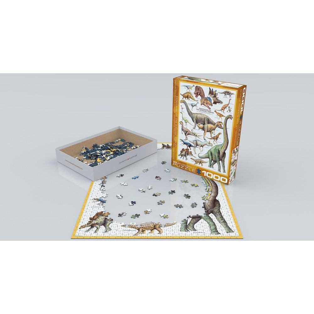 Dinosaurs of the Jurassic Period 1000 Piece Jigsaw Puzzle Eurographics (ONLINE ORDER ONLY)