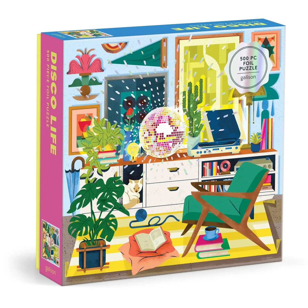 Disco Life 500 Piece Jigsaw Puzzle Galison (ONLINE ORDER ONLY)