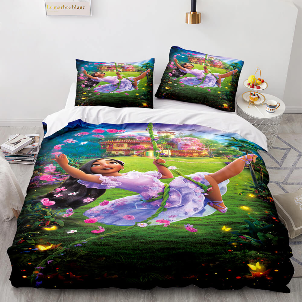 Encanto Bedding Set Cosplay Mirabel Quilt Cover Without Filler (Online Order Only)
