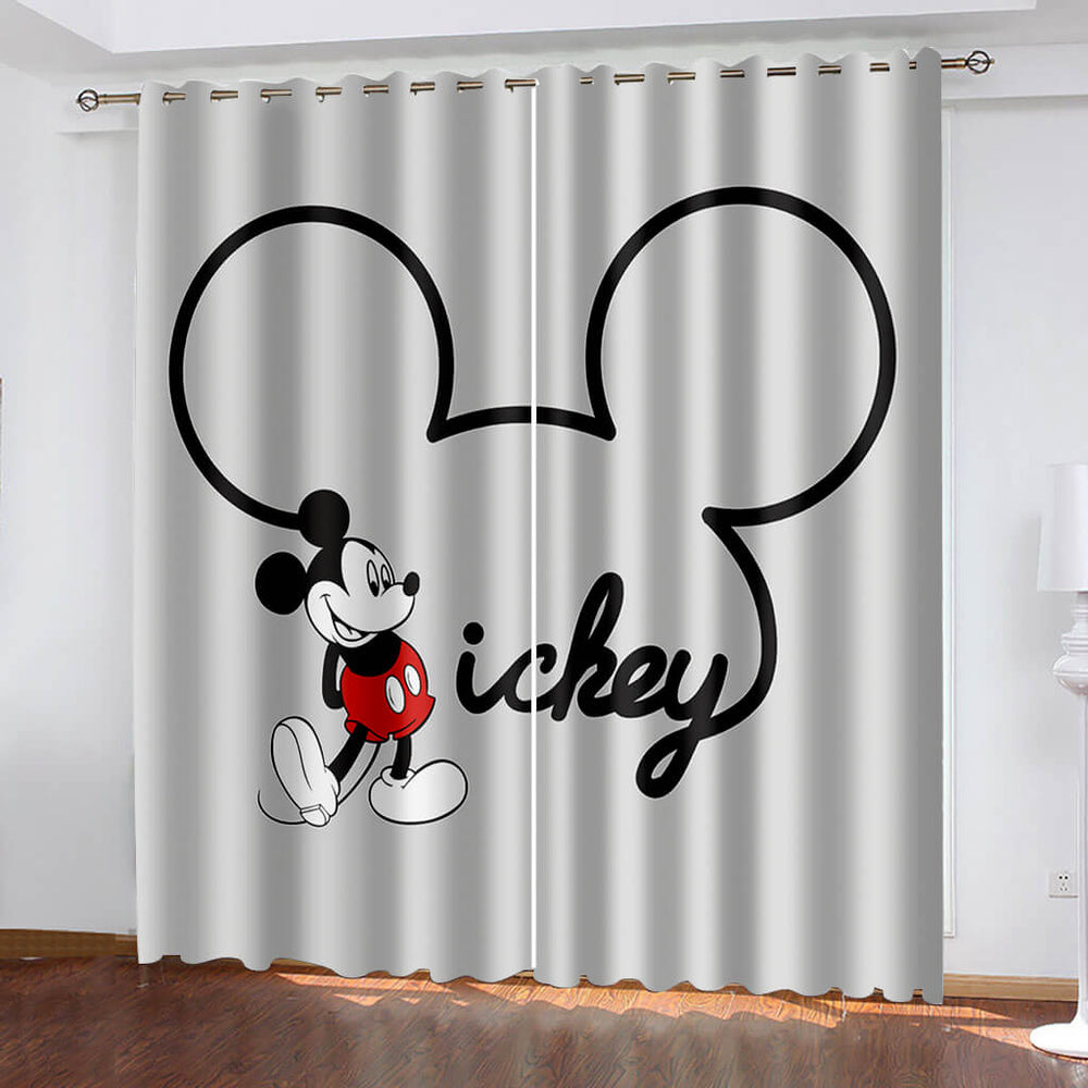 Disney Mickey Mouse Curtains Blackout Window Drapes (Online Order Only)