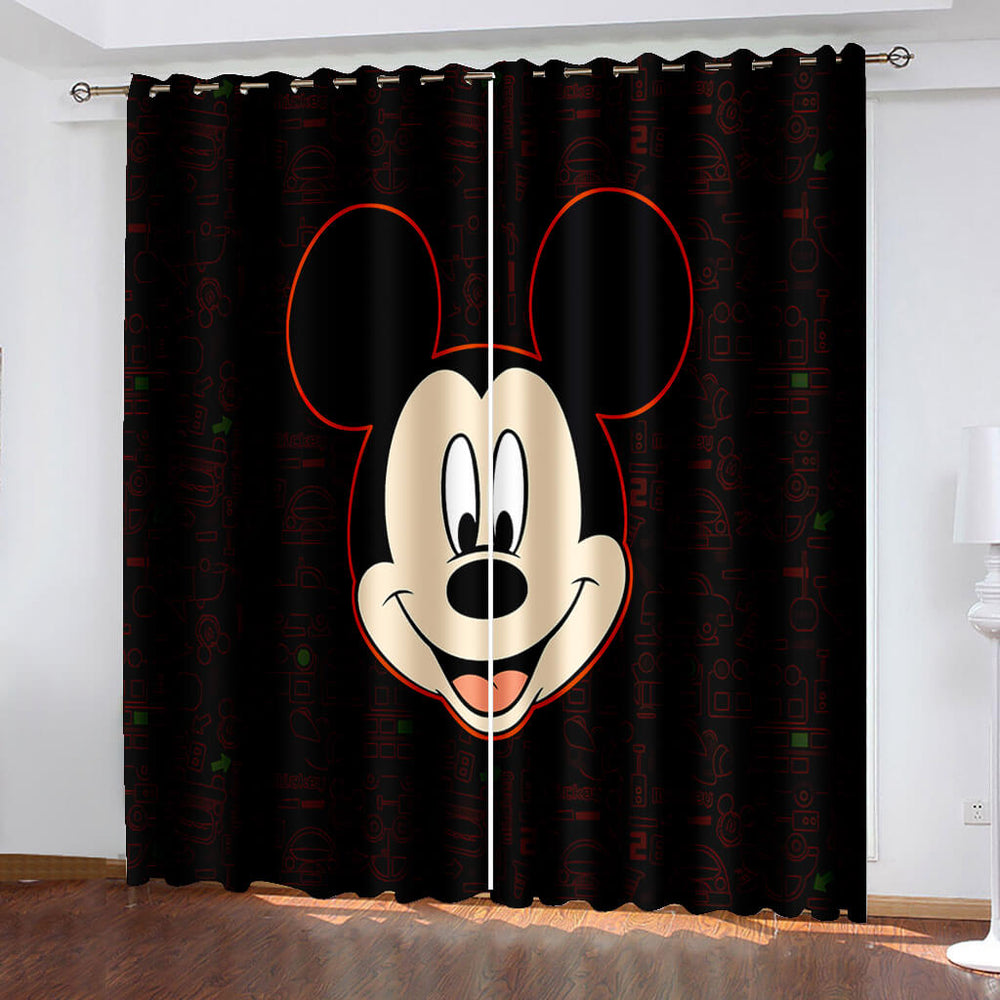 Disney Mickey Mouse Curtains Blackout Window Drapes (Online Order Only)
