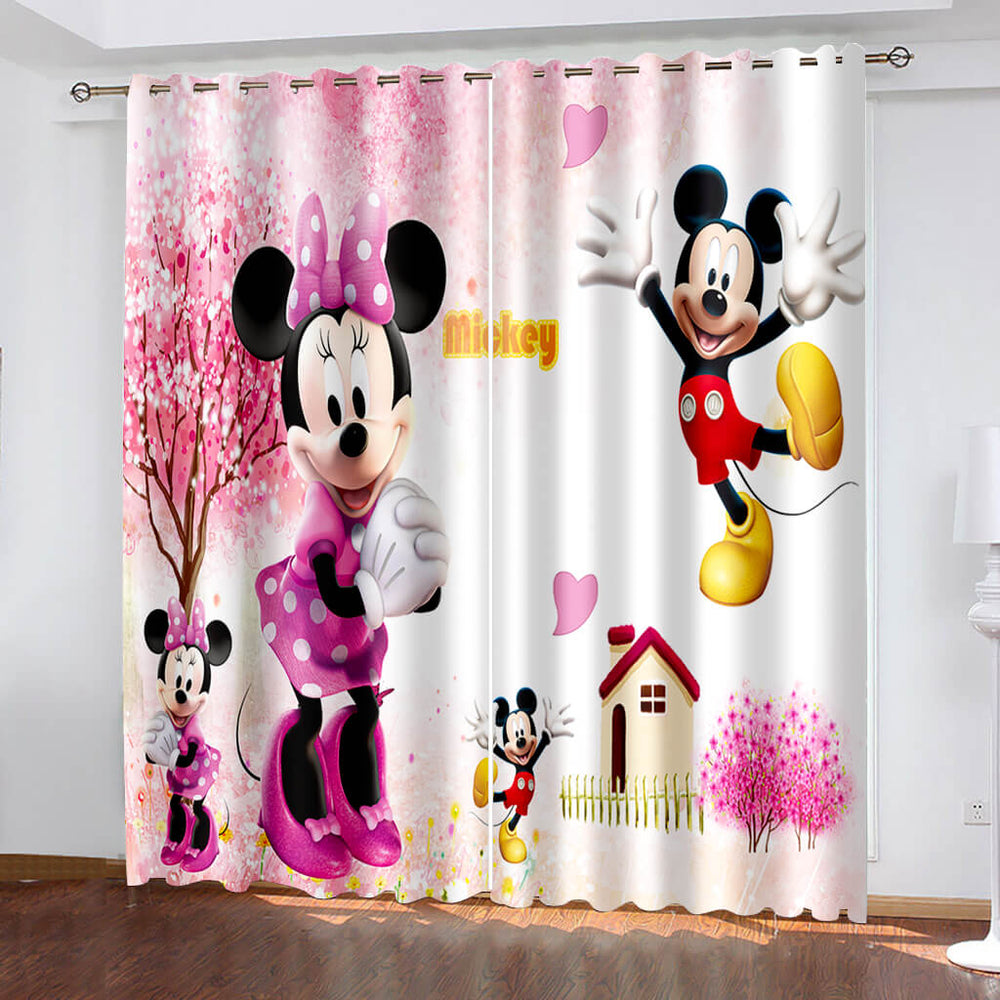 Disney Mickey Mouse Curtains Blackout Window Drapes (Online Order Only)