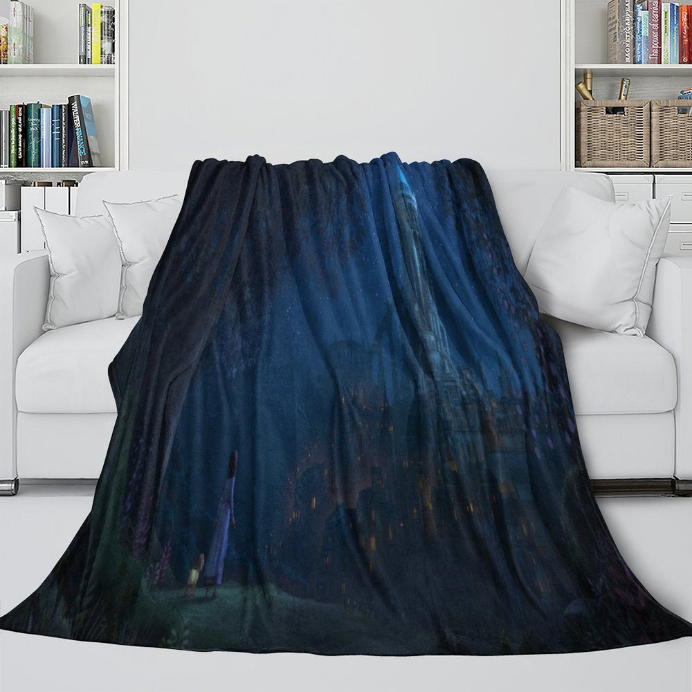 Disney Wish Blanket Flannel Fleece Throw Room Decoration (Online Order Only)