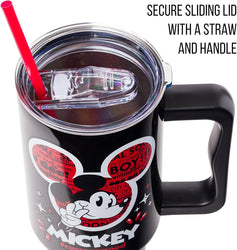 Disney Classic Mickey Mouse “#currentmood” Stainless Steel Tumbler (ONLINE ORDER ONLY)