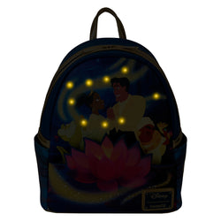 Disney Princess & The Frog 15th Anniversary Glow-in-The-Dark Mini Backpack by Loungefly (Online Order Only)