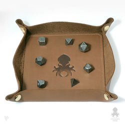 Kraken Dice Leather Dice Tray (ONLINE ORDER ONLY)