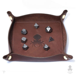 Kraken Dice Leather Dice Tray (ONLINE ORDER ONLY)